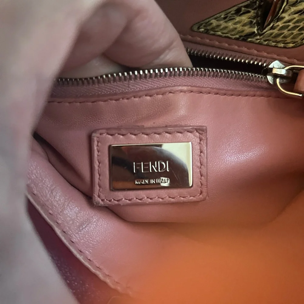 Fendi Exotic Mini Peekaboo Monster W/ COA and Dust Bag - Picture 3 of 17